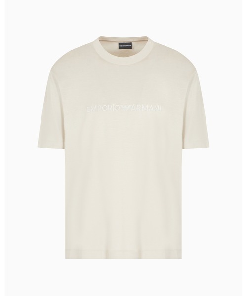 EMPORIO ARMANI(エンポリオアルマーニ)の「【エンポリオ アルマーニ】ASV Tシャツ リヨセル混紡ジャージー Emporio Armani刺繍(Tシャツ/カットソー・メンズ・セージグリーン/ネイビー/グレイッシュベージュ・XX-LARGE/X-SMALL/X-LARGE/SMALL/MEDIUM/LARGE/XXX-LARGE/XX-SMALL)」の9枚目の写真