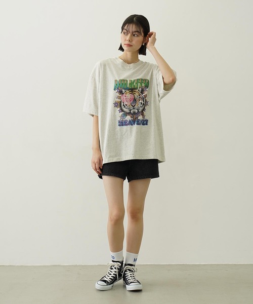 MILKFED.（ミルクフェド）の「TIGER WIDE S/S TEE（Tシャツ/カットソー・レディース・ブラック/オートミール/ブルー・L/M）」の19枚目の写真