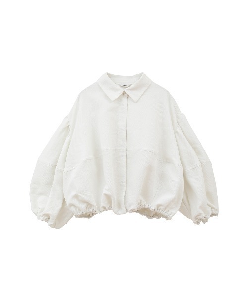 Dad Short Balloon Blouson ホワイト