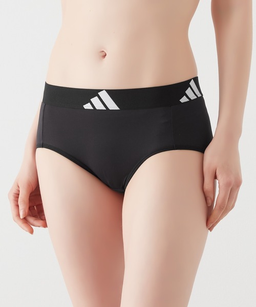 adidas(アディダス)の「adidas/アディダス レギュラーショーツ 吸汗速乾(ショーツ・レディース・ブラック/ライトグレー/ボルドー/パープル系その他/ブラック系その他・MEDIUM/LARGE)」の3枚目の写真