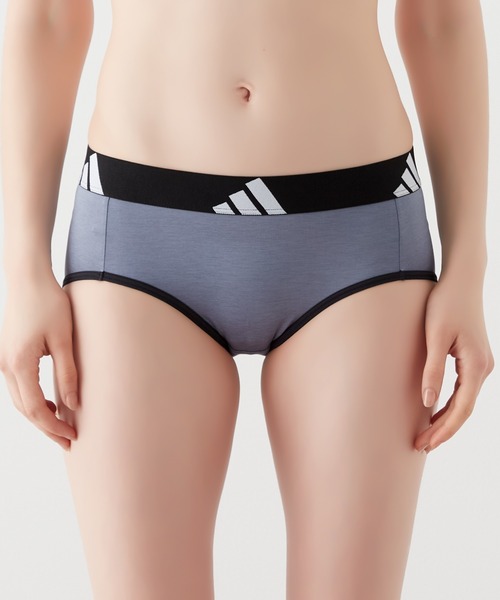 adidas(アディダス)の「adidas/アディダス レギュラーショーツ 吸汗速乾(ショーツ・レディース・ブラック/ライトグレー/ボルドー/パープル系その他/ブラック系その他・MEDIUM/LARGE)」の4枚目の写真