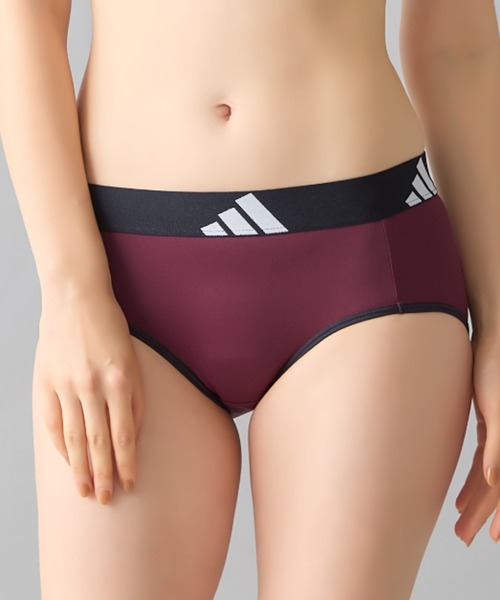adidas(アディダス)の「adidas/アディダス レギュラーショーツ 吸汗速乾(ショーツ・レディース・ブラック/ライトグレー/ボルドー/パープル系その他/ブラック系その他・MEDIUM/LARGE)」の10枚目の写真