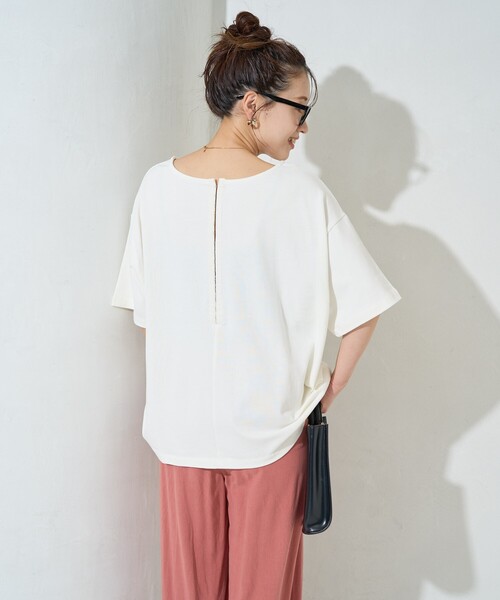 限定展開 2WAY ホックデザイン 半袖 Tシャツ（Tシャツ