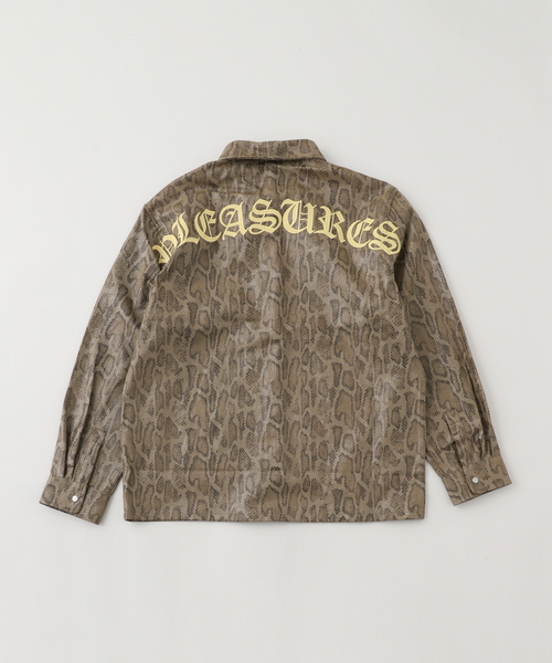 PLEASURES（プレジャー）の「【PLEASURES / プレジャーズ】 Anaconda L/S Shirts P25SP00 4（シャツ/ブラウス・メンズ・ブラウン・MEDIUM/LARGE）」の2枚目の写真