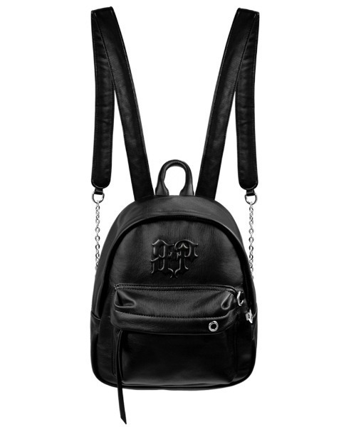 BLACKPURPLE（ブラックパープル）の「Shadow Chain Mini Backpack（バックパック/リュック・レディース・ブラック・FREE）」の4枚目の写真