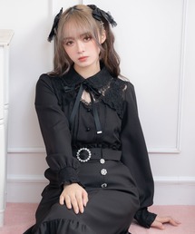 DearMyLove（ディアマイラブ）の「フリルボレロヨークレースリボンブラウス（シャツ/ブラウス）」