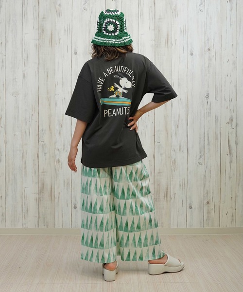 ANTIBAL（アンティバル）の「ANTIBAL/アンティバル スヌーピー/UVケアラッシュガード 253AN2ST642（Tシャツ/カットソー・レディース・ホワイト/ブラック/グレー/ネイビー・FREE）」の16枚目の写真