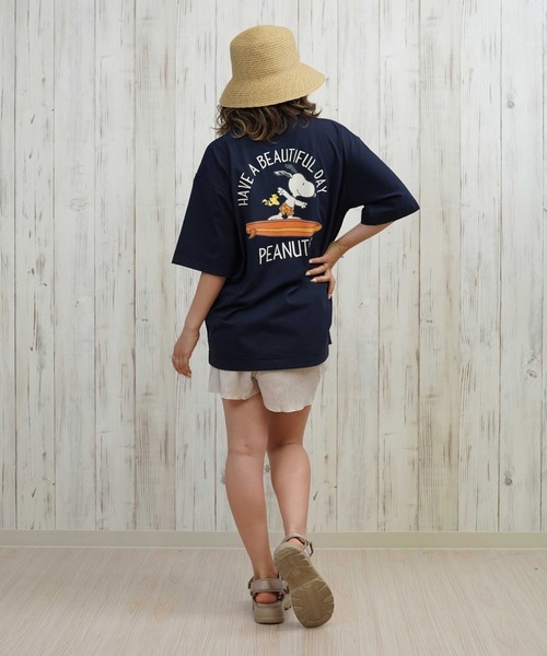 ANTIBAL（アンティバル）の「ANTIBAL/アンティバル スヌーピー/UVケアラッシュガード 253AN2ST642（Tシャツ/カットソー・レディース・ホワイト/ブラック/グレー/ネイビー・FREE）」の18枚目の写真