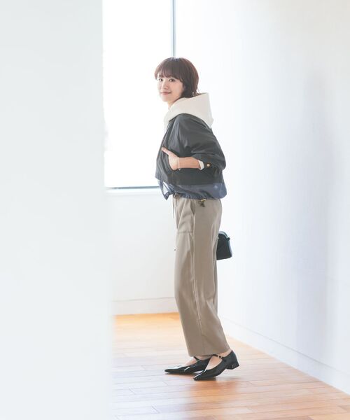 COHINA（コヒナ）の「ウエストデザインドロストパンツ 【低身長・小柄女性】（その他パンツ・レディース・ブルー/ブラック/ベージュ・S-Regular/XS-Regular/S-Short/XS-Short）」の5枚目の写真