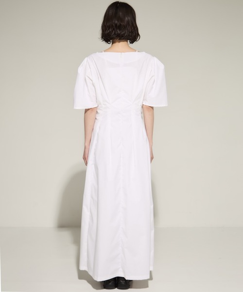 MURRAL(ミューラル)の「【MURRAL/ミューラル】Seed dress/シードドレス(ドレス・レディース・ブラック/ホワイト・1/2)」の7枚目の写真