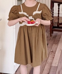 aimoha（アイモハ）の「【aimoha-KIDS-】ピスチェー風ワンピース (SS)（ワンピース）」