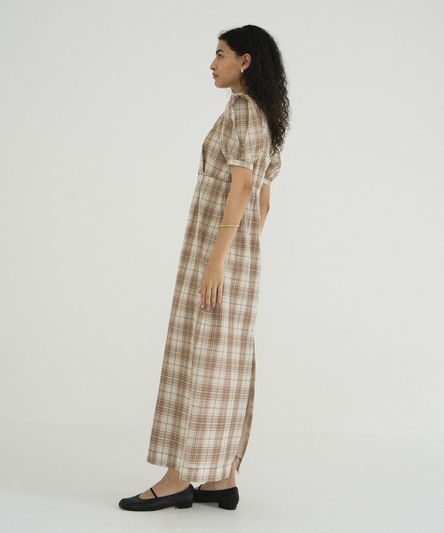 SHEER PUFF SLEEVE ONEPIECE（ワンピース）｜CLANE（クラネ）の