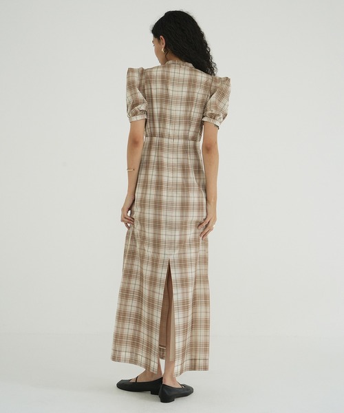 ワンピース CLANE SHEER PUFF SLEEVE ONEPIECE 2 セール】SHEER PUFF SLEEVE ONEPIECE（ワンピース）｜CLANE（クラネ