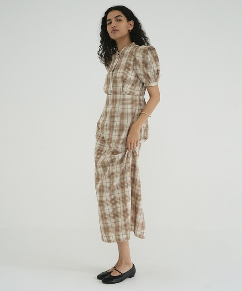 ワンピース CLANE SHEER PUFF SLEEVE ONEPIECE 2 CLANE（クラネ）の「SHEER PUFF SLEEVE ONEPIECE（ワンピース）」 - WEAR