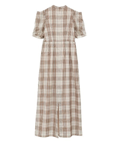 セール】SHEER PUFF SLEEVE ONEPIECE（ワンピース）｜CLANE