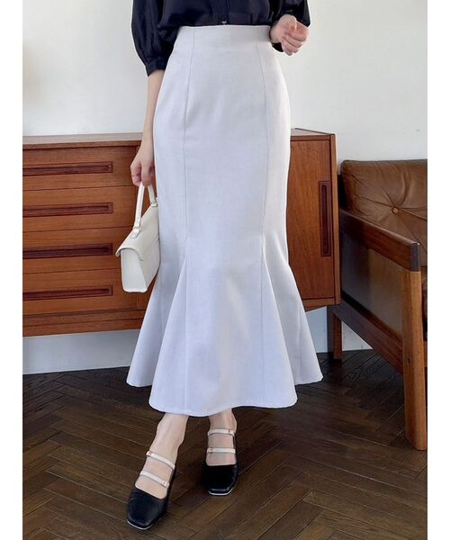 dazzlin（ダズリン）の「ハイウエストアソートナロースカートⅡ【マーメイドスカート】（スカート・レディース・ピンク/グリーン/ブルー/ブラック・X-SMALL/SMALL/MEDIUM）」の3枚目の写真