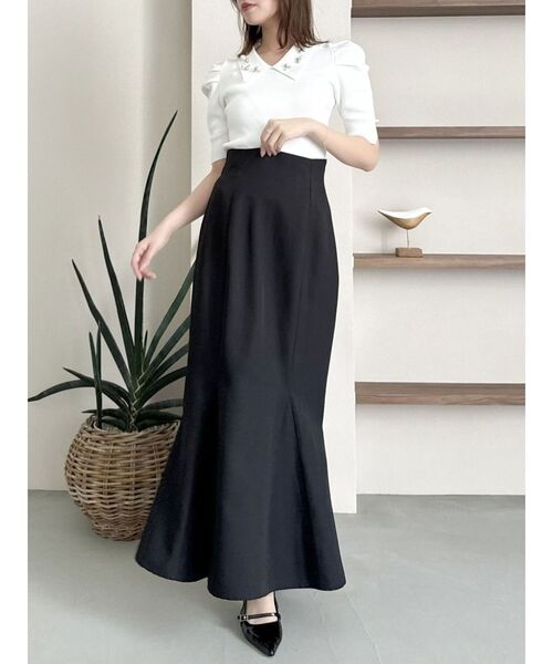 dazzlin（ダズリン）の「ハイウエストアソートナロースカートⅡ【マーメイドスカート】（スカート・レディース・ピンク/グリーン/ブルー/ブラック・X-SMALL/SMALL/MEDIUM）」の12枚目の写真