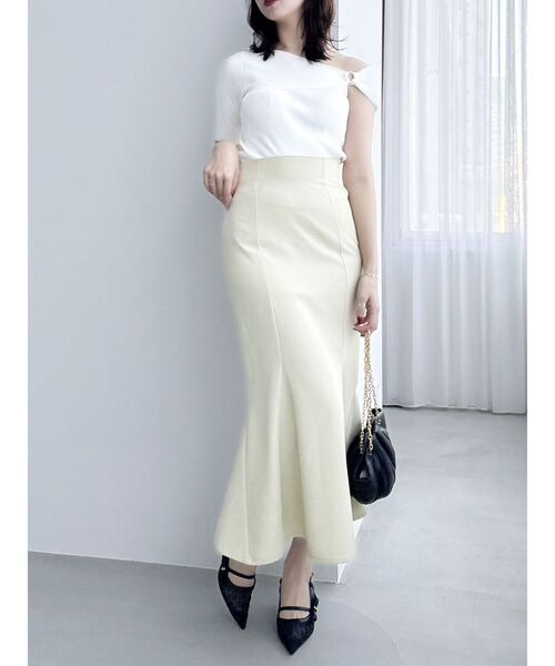 dazzlin（ダズリン）の「ハイウエストアソートナロースカートⅡ【マーメイドスカート】（スカート・レディース・ピンク/グリーン/ブルー/ブラック・X-SMALL/SMALL/MEDIUM）」の16枚目の写真