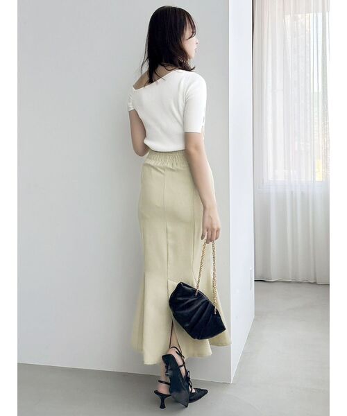 dazzlin（ダズリン）の「ハイウエストアソートナロースカートⅡ【マーメイドスカート】（スカート・レディース・ピンク/グリーン/ブルー/ブラック・X-SMALL/SMALL/MEDIUM）」の17枚目の写真