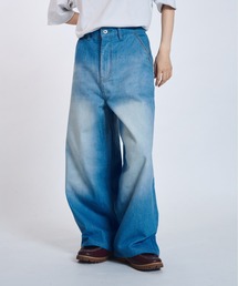 CIASU | ギザステッチウォッシュドデニムパンツ(デニムパンツ)