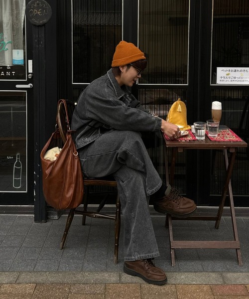 CIASU（シアス）の「ギザステッチウォッシュドデニムパンツ（デニムパンツ・メンズ・グレー/ブルー・SMALL/MEDIUM/LARGE）」の8枚目の写真