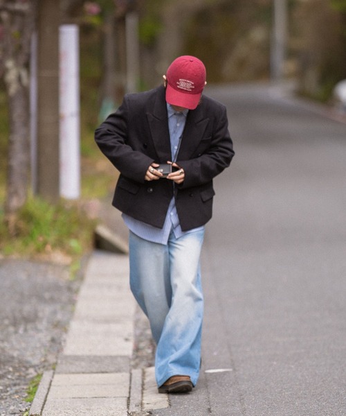 CIASU（シアス）の「ギザステッチウォッシュドデニムパンツ（デニムパンツ・メンズ・グレー/ブルー・SMALL/MEDIUM/LARGE）」の19枚目の写真