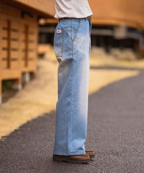 CIASU（シアス）の「ギザステッチウォッシュドデニムパンツ（デニムパンツ・メンズ・グレー/ブルー・SMALL/MEDIUM/LARGE）」の21枚目の写真