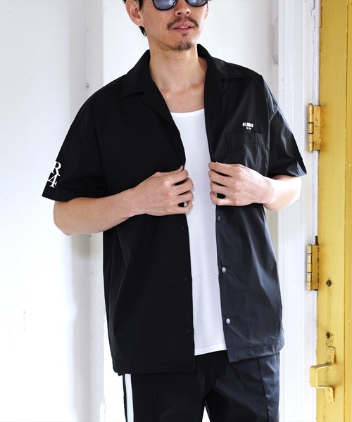 [ KDKK ]★サンプルSALE/D97 LUXE/RGOLFシャツ RM)【LUXE/R GOLF】ストレッチ クロス オープンカラー 半袖