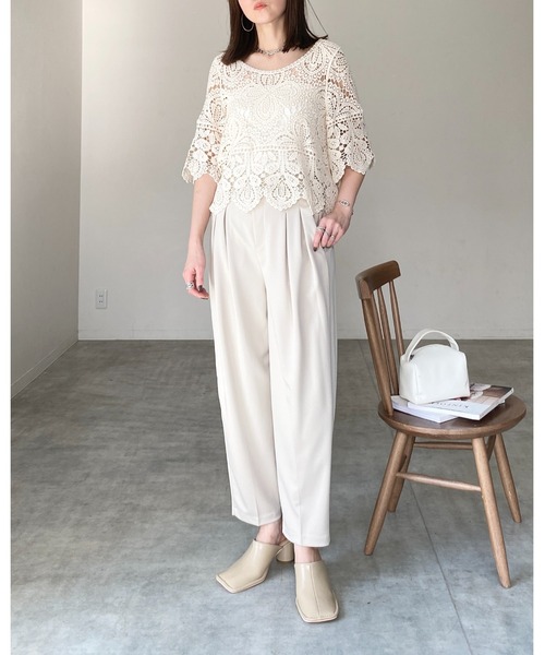 スローン 半袖ニット 美品 セール/ブランド古着】半袖ニット（ニット/セーター）｜SNIDEL