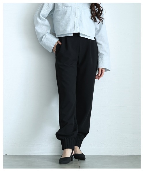 Sawa a la mode（サワアラモード）の「裾タックフリルジョーゼットパンツ（その他パンツ・レディース・ブラック・FREE）」の19枚目の写真