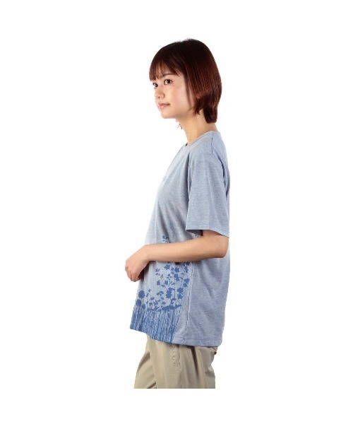 Foxfire(フォックスファイヤー)の「CシールドFフラワーT S/S(Tシャツ/カットソー・レディース・ターメリック/ブルー/オフホワイト・S/M/L/XL)」の6枚目の写真