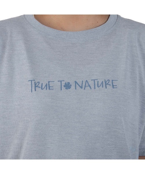 Foxfire(フォックスファイヤー)の「CシールドFフラワーT S/S(Tシャツ/カットソー・レディース・ターメリック/ブルー/オフホワイト・S/M/L/XL)」の5枚目の写真