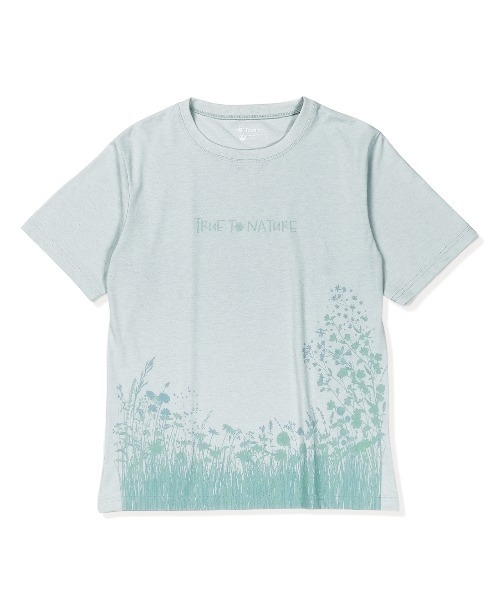 Foxfire(フォックスファイヤー)の「CシールドFフラワーT S/S(Tシャツ/カットソー・レディース・ターメリック/ブルー/オフホワイト・S/M/L/XL)」の8枚目の写真