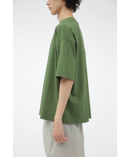 COTTON POLYESTER JERSEY TOP（Tシャツ/カットソー）｜MARGARET HOWELL