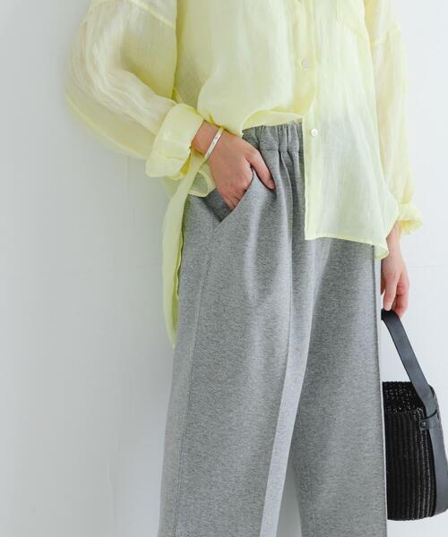 URBAN RESEARCH(アーバンリサーチ)の「new basic センターシームカットパンツ(その他パンツ・レディース・グレー系その他/ブラック・FREE)」の3枚目の写真