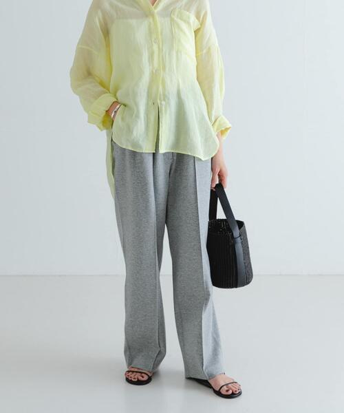 URBAN RESEARCH(アーバンリサーチ)の「new basic センターシームカットパンツ(その他パンツ・レディース・グレー系その他/ブラック・FREE)」の7枚目の写真