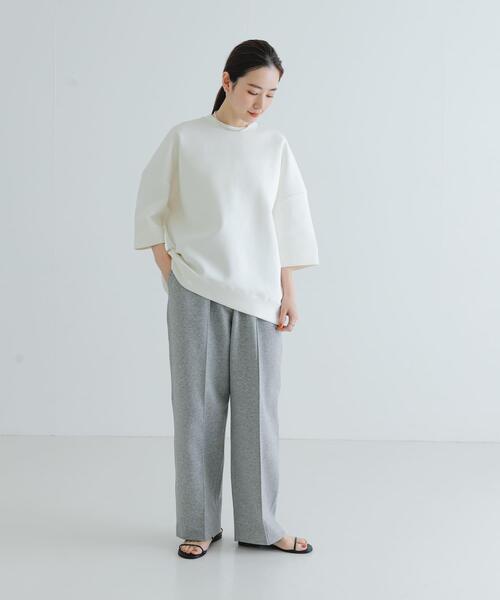 URBAN RESEARCH(アーバンリサーチ)の「new basic センターシームカットパンツ(その他パンツ・レディース・グレー系その他/ブラック・FREE)」の9枚目の写真