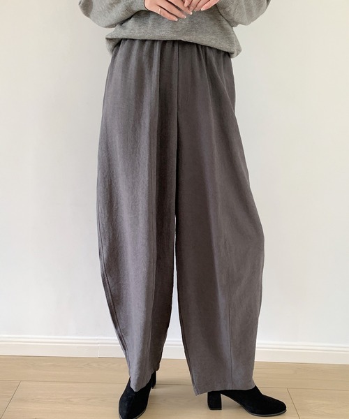 セール】【選べる丈感】イージーコクーンパンツ フランネル生地追加