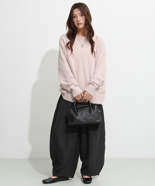 セール】【選べる着丈】イージーコクーンパンツ フランネル生地追加