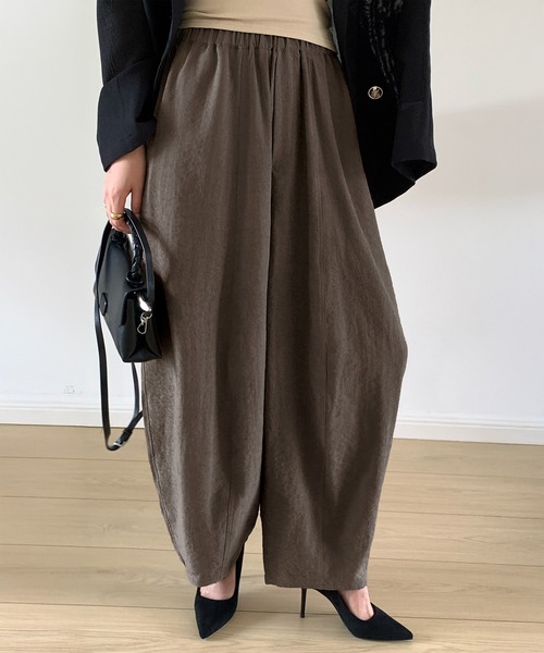 セール】【選べる着丈】イージーコクーンパンツ フランネル生地追加