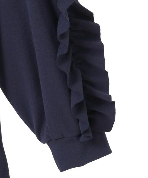 MELROSE claire(メルローズ クレール)の「【ラッフルスリーブデザインカットソー】(Tシャツ/カットソー・レディース・ブラック/ネイビー/オフホワイト・FREE)」の18枚目の写真