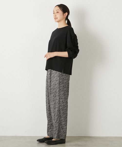 MELROSE claire(メルローズ クレール)の「【ラッフルスリーブデザインカットソー】(Tシャツ/カットソー・レディース・ブラック/ネイビー/オフホワイト・FREE)」の21枚目の写真