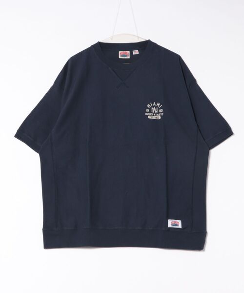 NO NEED(ノーニード)の「【NUTMEG/ナツメグ】天竺スウェットT(Tシャツ/カットソー・メンズ・ネイビー/グレー/チャコール/ホワイト/ブラック・M/L/LL)」の7枚目の写真