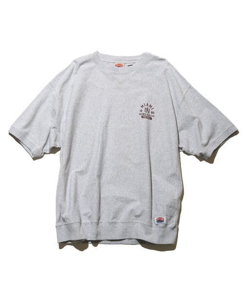 NO NEED(ノーニード)の「【NUTMEG/ナツメグ】天竺スウェットT(Tシャツ/カットソー・メンズ・ネイビー/グレー/チャコール/ホワイト/ブラック・M/L/LL)」の9枚目の写真