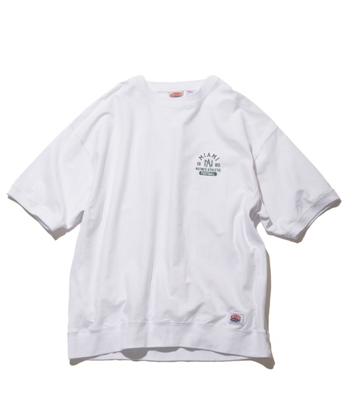 NO NEED(ノーニード)の「【NUTMEG/ナツメグ】天竺スウェットT(Tシャツ/カットソー・メンズ・ネイビー/グレー/チャコール/ホワイト/ブラック・M/L/LL)」の10枚目の写真