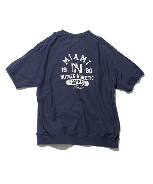 NO NEED(ノーニード)の「【NUTMEG/ナツメグ】天竺スウェットT(Tシャツ/カットソー・メンズ・ネイビー/グレー/チャコール/ホワイト/ブラック・M/L/LL)」の11枚目の写真