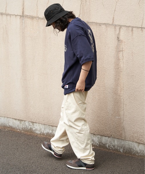 NO NEED(ノーニード)の「【NUTMEG/ナツメグ】天竺スウェットT(Tシャツ/カットソー・メンズ・ネイビー/グレー/チャコール/ホワイト/ブラック・M/L/LL)」の15枚目の写真