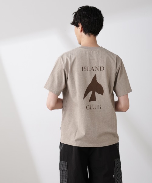 セール】「NJ/CLUB」 ISLANDCLUBプリント Tシャツ（Tシャツ