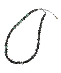 RADIO EVA（ラヂオエヴァ）の「RADIO EVA C002 Pebble & Metal Chip's Beads Cord (VIVIFY)（ネックレス）」