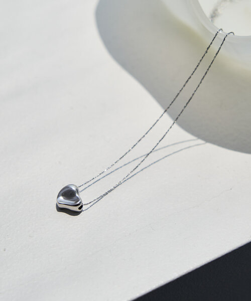 Kastane（カスタネ）の「【fiw.】ゆがみハートネックレス（ネックレス・レディース・ゴールド/シルバー・FREE）」の16枚目の写真